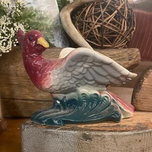Vintage Pheasant Bird Planter 4 5/8” tall x 6 3/4” x 3 7/8” Copley